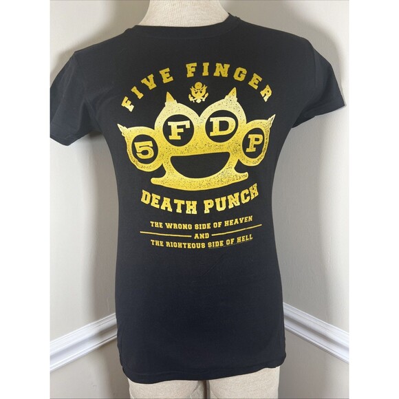 Five Finger Death Punch 2014 Tour‎ (Unisex) T-Shirt Black (Large) Metal Band - Picture 2 of 5